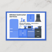 Carte De Visite Entrepreneur en cuisine (Devant)