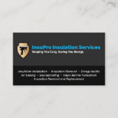 Carte De Visite Entrepreneur en efficacité énergétique de l'instal (Devant)