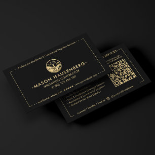 Carte De Visite Entrepreneur en irrigation Spécialiste de l'eau No