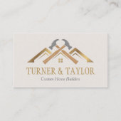 Carte De Visite Entrepreneur en rénovation de construction résiden (Devant)