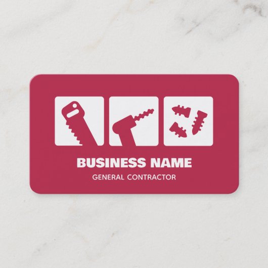 Carte De Visite Entrepreneur général (Devant)