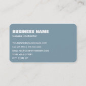 Carte De Visite Entrepreneur général (Dos)