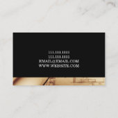 Carte De Visite Entrepreneur général Chef de la construction (Dos)