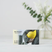 Carte De Visite Entrepreneur général, Constructeur, Construction, (Debout devant)