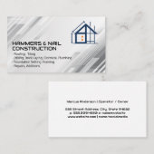 Carte De Visite Entrepreneur général | Construction de maison | Bâ (Devant / Derrière)