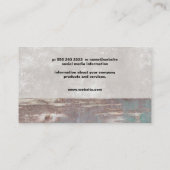 Carte De Visite Entrepreneur général | Construction | Réparation (Dos)