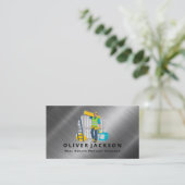 Carte De Visite Entrepreneur général de construction | Chef de pro (Debout devant)