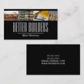 Carte De Visite Entrepreneur Général Directeur Construction (Devant / Derrière)