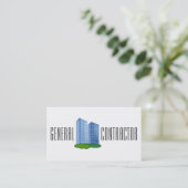 Carte De Visite Entrepreneur général Directeur de construction (Debout devant)