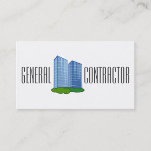Carte De Visite Entrepreneur général Directeur de construction