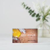 Carte De Visite Entrepreneur Général Directeur de Construction (Debout devant)