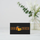 Carte De Visite Entrepreneur général Directeur de construction (Debout devant)