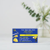 Carte De Visite Entrepreneur général HandyMan Faire tout Bus Modèl (Debout devant)