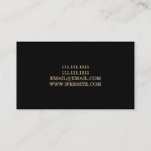 Carte De Visite Entrepreneur général Manager Construction Bâtiment (Dos)