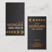 Carte De Visite Entrepreneur général PixDezines (Devant / Derrière)