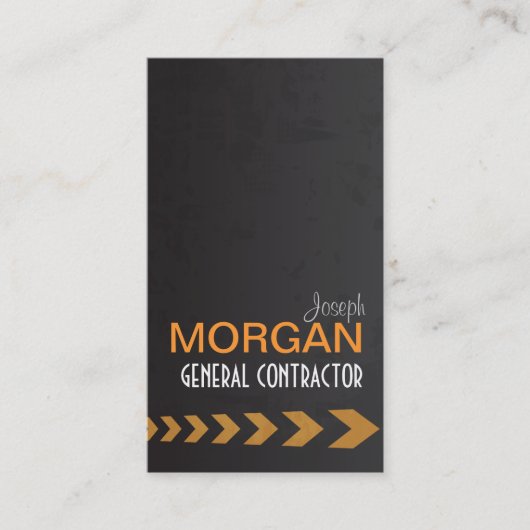 Carte De Visite Entrepreneur général PixDezines (Devant)