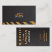 Carte De Visite Entrepreneur général PixDezines (Devant / Derrière)