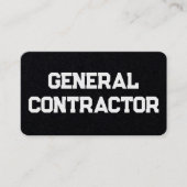 Carte De Visite Entrepreneur général QR (Devant)