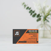 Carte De Visite Entrepreneur général, Service Handyman, Constructi (Debout devant)