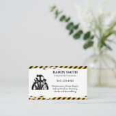 Carte De Visite Entrepreneur indépendant (Debout devant)