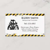 Carte De Visite Entrepreneur indépendant (Devant)