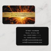 Carte De Visite Entrepreneur professionnel de la fabrication de so (Devant / Derrière)