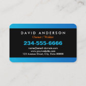 Carte De Visite Entrepreneur professionnel de la fabrication de so (Dos)