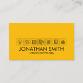 Carte De Visite Entrepreneur professionnel en électricité - Électr (Devant)