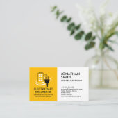 Carte De Visite Entrepreneur professionnel en électricité - Électr (Debout devant)