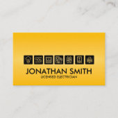 Carte De Visite Entrepreneur professionnel en électricité - Électr (Devant)