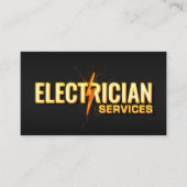 Carte De Visite Entrepreneur professionnel en électricité - Électr (Devant)