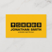 Carte De Visite Entrepreneur professionnel en électricité - Électr (Devant)