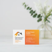 Carte De Visite Entrepreneur professionnel en électricité - Électr (Debout devant)