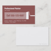 Carte De Visite Entrepreneur professionnel fait sur commande de (Devant / Derrière)