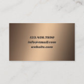 Carte De Visite Entrepreneur Stucco (Dos)