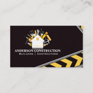 Carte De Visite Entrepreneurs de bâtiment   Construction   Rénovat