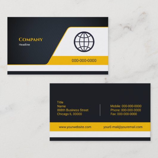 Carte De Visite Entreprise (Devant / Derrière)