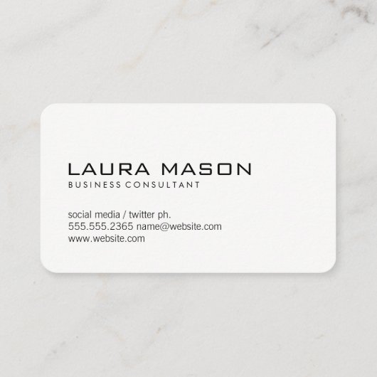 Carte De Visite Entreprise (Dos)