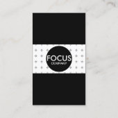 Carte De Visite entreprise à focale simple (Dos)