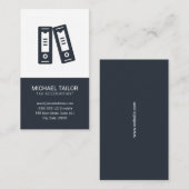 Carte De Visite Entreprise comptable | Prep. fiscale | Finance (Devant / Derrière)