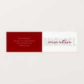 Carte De Visite Entreprise | Conseil | Marque (Extérieur déplié)