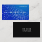 Carte De Visite Entreprise d'architecte, de constructeur et d'entr (Devant / Derrière)
