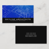 Carte De Visite Entreprise d'architecte, de constructeur et d'entr (Devant / Derrière)