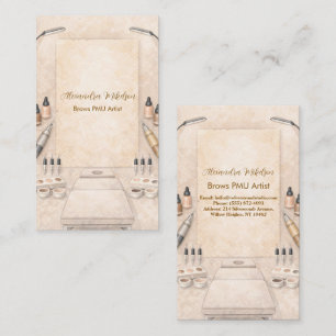 Carte De Visite Entreprise d'artiste PMU Elegant Brows