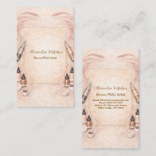 Carte De Visite Entreprise d'artiste PMU Luxury Brows