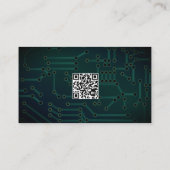 Carte De Visite Entreprise d'assemblage électronique (Dos)