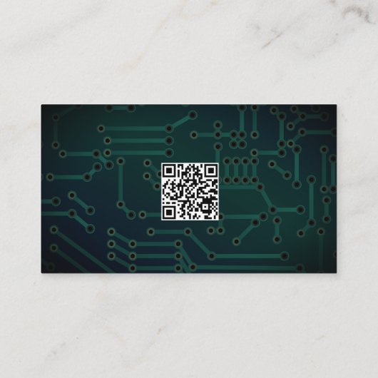 Carte De Visite Entreprise d'assemblage électronique (Dos)