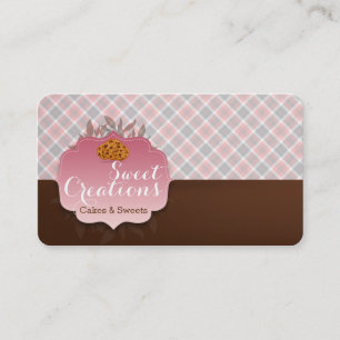 Carte De Visite Entreprise de biscuits de boulangerie sucrés