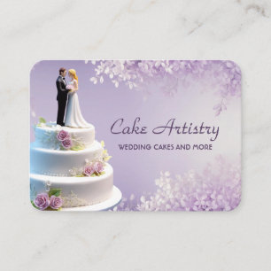 Carte De Visite Entreprise de boulangerie de gâteaux de mariage de