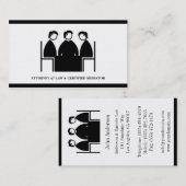 Carte De Visite Entreprise de cabinet juridique de médiation de (Devant / Derrière)